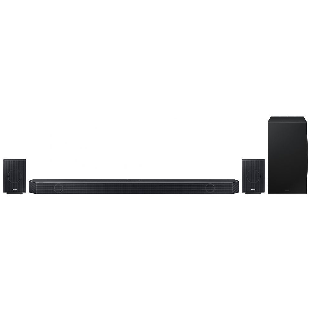 Samsung HW-Q990C, 11.1.4-Kanal Dolby Atmos Soundbar mit Wireless Subwoofer & Rearlautsprecher-Set, Schwarz (HW-Q990C/EN)