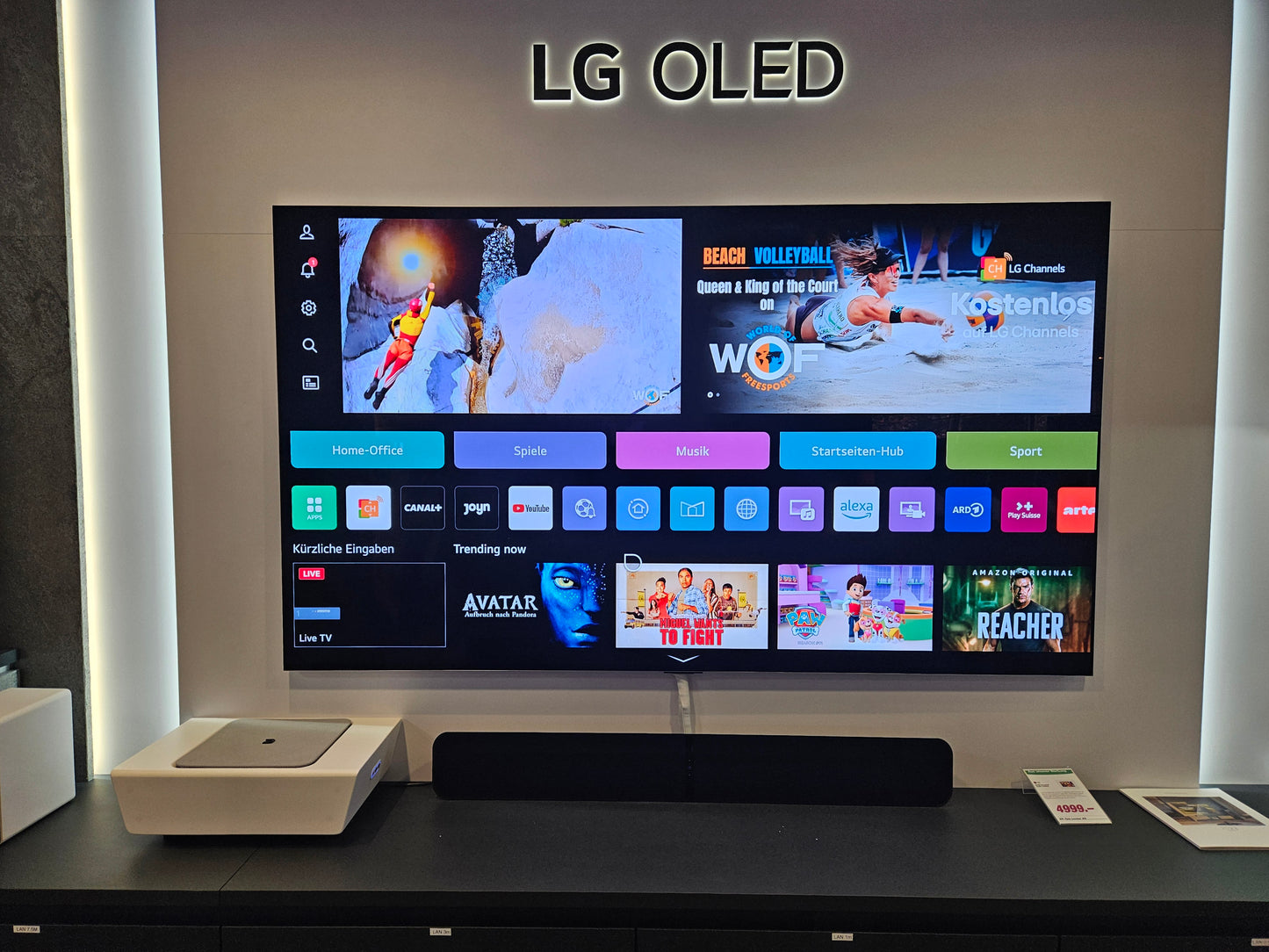 LG OLED77G39LA.AVS !! 5 Jahre Garantie !! 77" 4K OLED TV Gallery Design Ausstellungsmodell