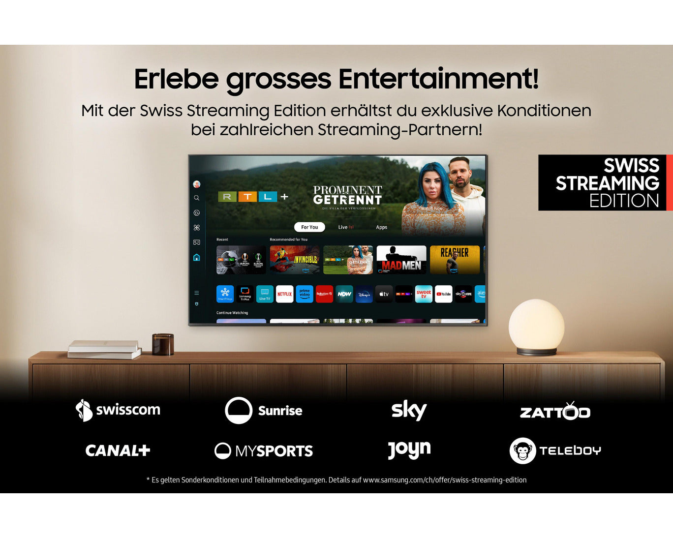 Samsung QE85QN990FTXZU 85" 8K Neo QLED – Black Friday −2200 CHF mit Code P-QE85-2200 + S25 Edge + Soundbar